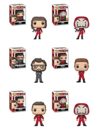 Funko pop - CASA DE PAPEL