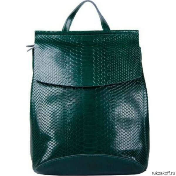 Кожаный рюкзак Monkking 1608 рептилия зеленый