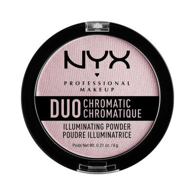 NYX DUO CHROMATIC ILLUMINATING POWDER - LAVENDER STEEL