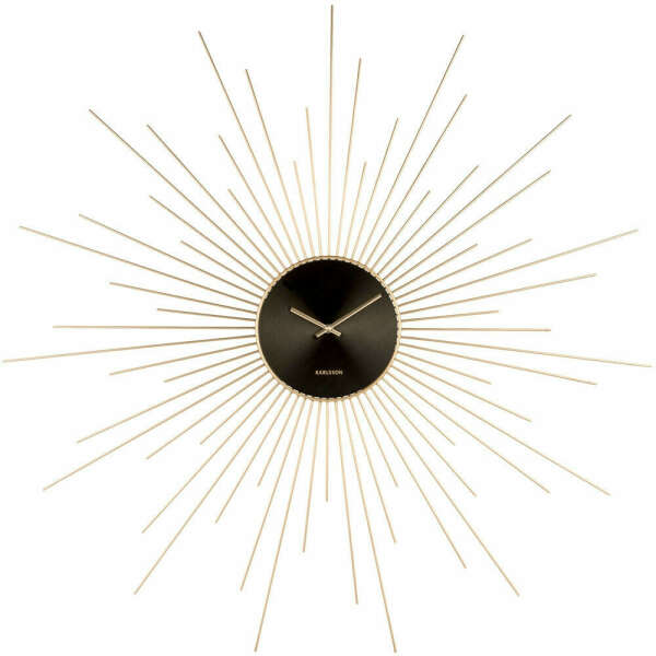 Karlsson Extreme Peony Wall Clock - Gold