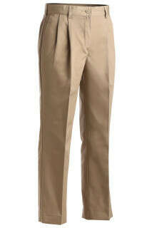 Wholesale Chef Pants - Edwards Ladies All Cotton Pleated Pant