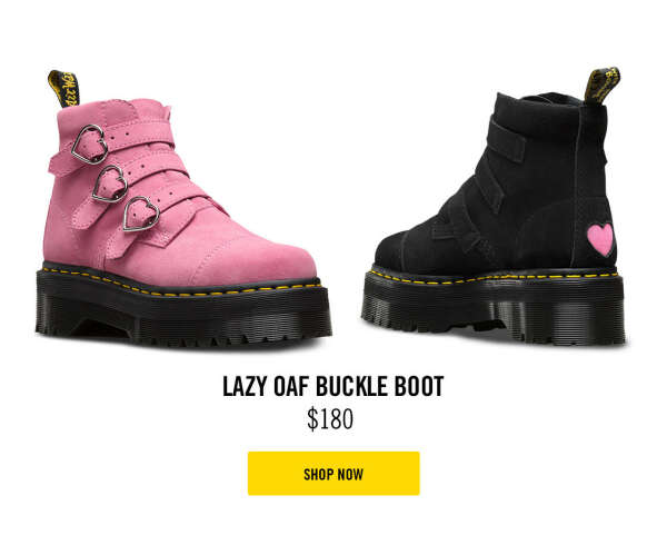 LAZY OAF BUCKLE BOOT