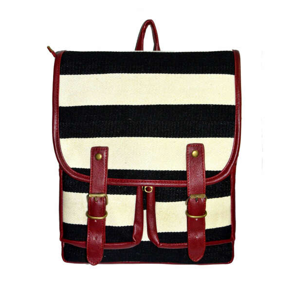 TWO TONE CANVAS BACKPACK