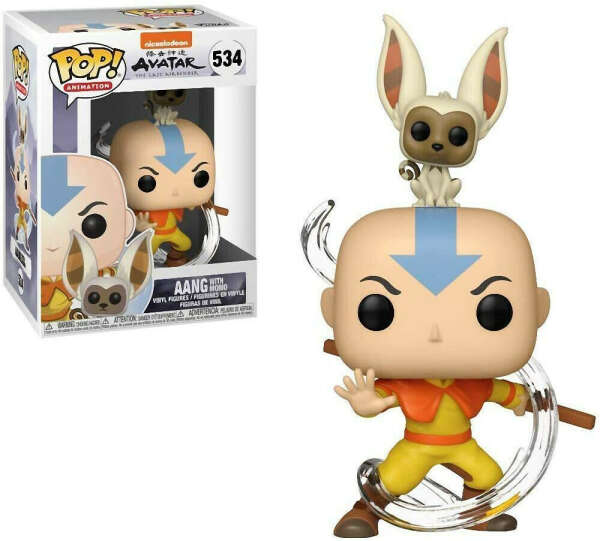 Фигурка Funko POP! Animation Avatar The Last Airbender Aang wiith Momo