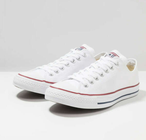 Converse CHUCK TAYLOR ALL STAR OX - Sneakers laag - optical white/wit - Zalando.nl