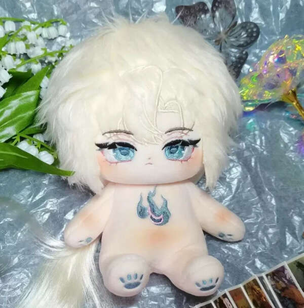 Game Anime Onmyoji Seeking Incense Cosplay Lovely Plush Stuffed DollBody Change clothes Plushie 20cm Mascot Gift