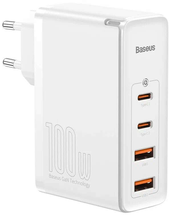 зарядное устройство Baseus GaN2 Pro Quick Charger 2C+2U 100W EU