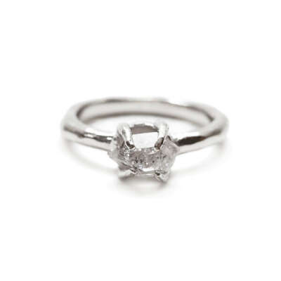 LEIA Ring - Diamond Quartz (Silver) SALE 30% OFF