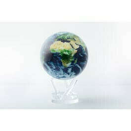 Earth with Clouds Globe