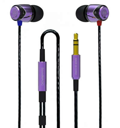 SoundMAGIC E10 IEM Earphones (Purple-Black)