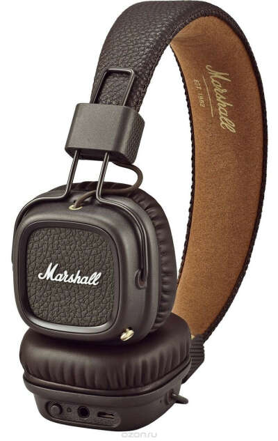 Marshall Major II Bluetooth, Brown наушники
