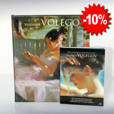 Pack album/book Vladimir Volegov "Master of Light" + DVD Instructional Video "The Figurative Painting with Vladimir Volegov"