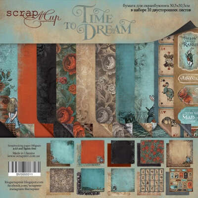 Набор бумаги Time to Dream от Scrapmir 30х30 см