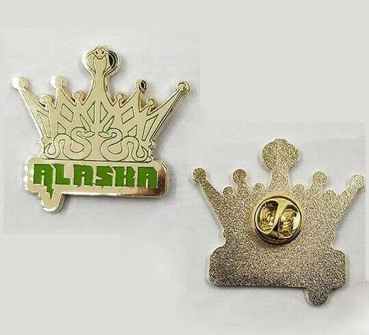 ALASKA THUNDERFUCK "CROWN LOGO" ENAMEL PIN