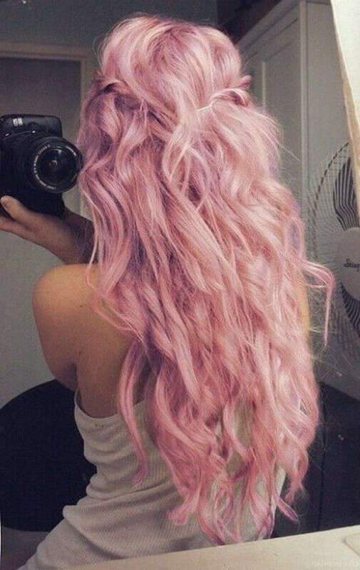 Хочу розовые волосы