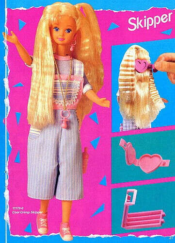 Cool Crimp Skipper Doll (Sister of Barbie)