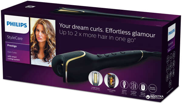 Автоплойка для волос PHILIPS AUTO CURLER BHB876/00 в виде тюльпанчика