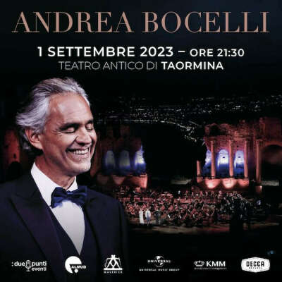 Andrea Bocelli concert | teatro Antico di Taormina