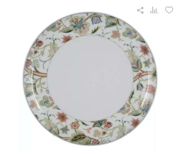 Набор тарелок 26 см 6 шт Thun "Tом /Цветочная фантазия"