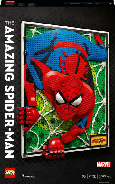 Lego art spider man 31209