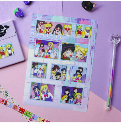 Набор стикеров Sailor moon