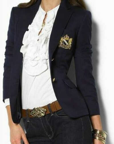 Ralph Lauren Navy Crest Club Blazer