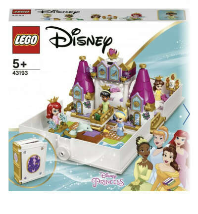 Конструктор LEGO Disney Princess Книга пригод Аріель, Белль, Попелюшки й Тіани (43193)