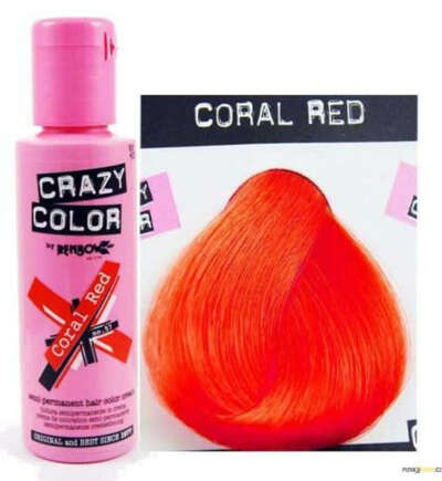 Crazy Color Coral Red