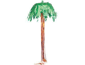 Пальма подвесная фольгированная, 280 см