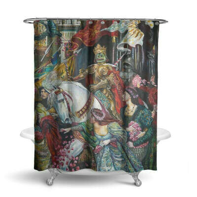 Ave Pepe (shower curtain)