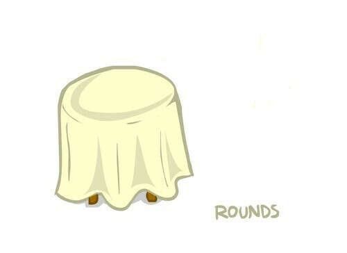 Circle Taffeta Round Tablecloths