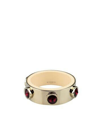GIVENCHY Brass plated bracelet with rhinestones
