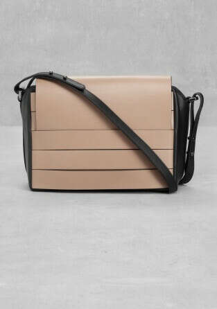 Leather shoulder bag