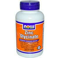 Now Foods, Zinc Glycinate, 120 Softgels