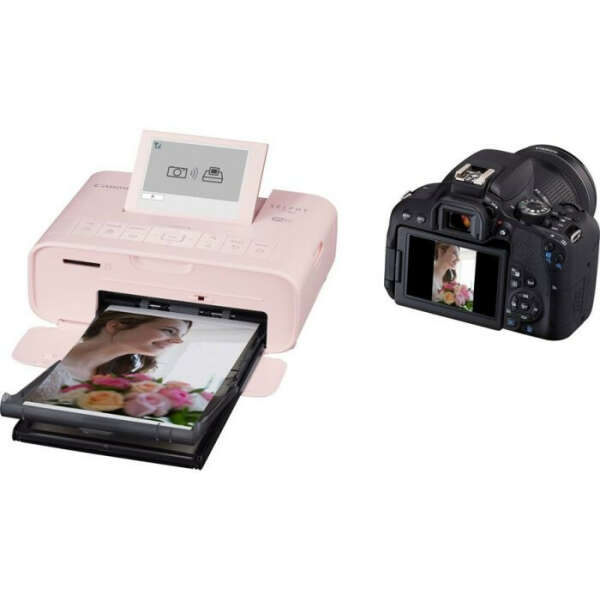 Компактный фотопринтер SELPHY CP1300 розовый