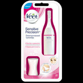 Электрический триммер Veet Sensitive Precision для чувствительных участков тела