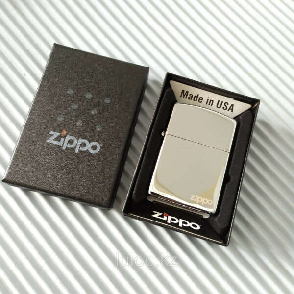 Зажигалка "Zippo" серебристая, в подарочной коробке., цена 4 000 Тг., купить в Алматы — Satu.kz (ID#63693584)