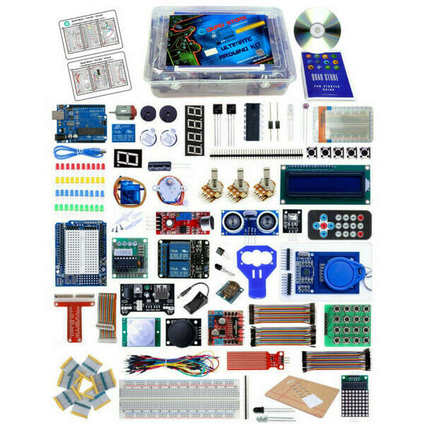 Quad Store(TM) - Ultimate Kit for Arduino Uno R3 (Professional Kit) - Quad Store