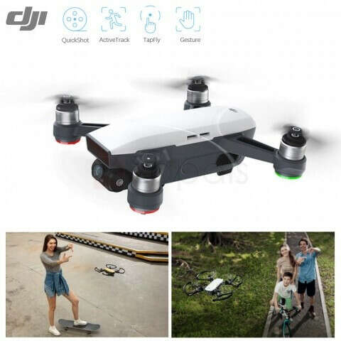 DJI Spark Selfie Drone WiFi FPV Mini Pocket Gesture Controlled with 12MP Camera