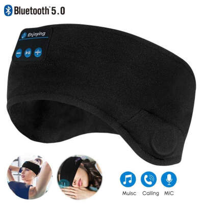 Беспроводные Bluetooth наушники: повязка, маска для сна