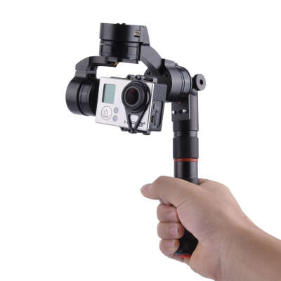 New 3 Axis Brushless Gimbal Handheld Steadicam Stabilizer for GoPro