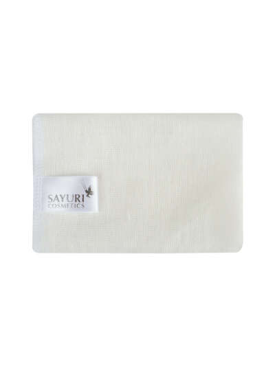 Sayuri Cosmetics Natural Muslin Cloth - Муслиновая салфетка 1ШТ