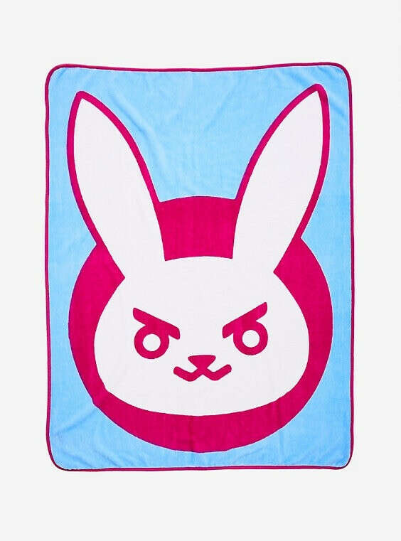 Overwatch D.Va Throw Blanket