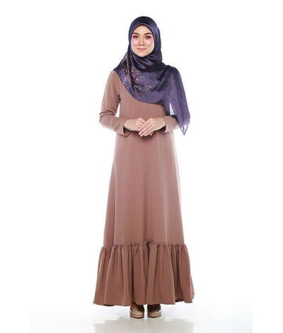 Mellisa Long Dress (Brown) | LANAFIRA