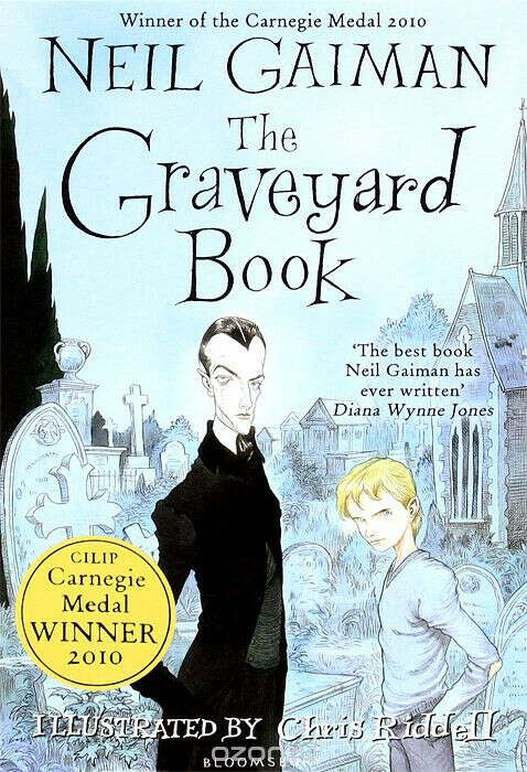 книга Neil Gaiman "the graveyard book"