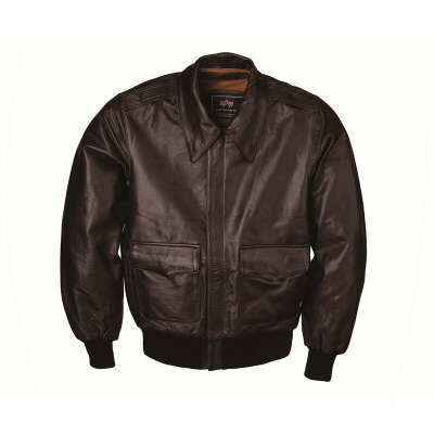 Alpha Industries A-2 Goatskin Leather Jacket