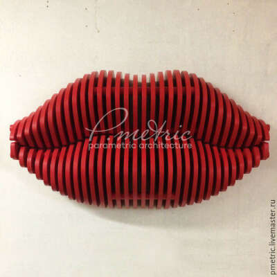 Вешалка губы в красном цвете – купить в интернет-магазине на Ярмарке Мастеров с доставкой
