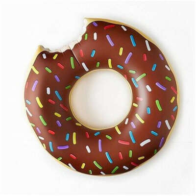 Купить Надувной круг Пончик шоколадный в интернет магазине