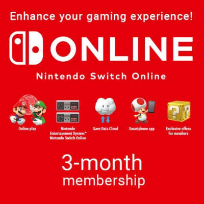 Подписка Nintendo Nintendo 90 Days Switch Online Membership (Individual)