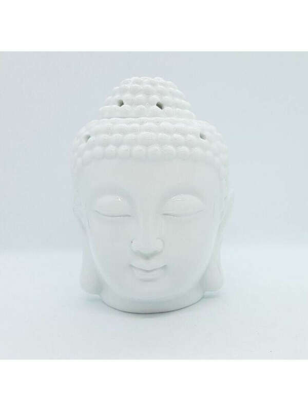 Аромалампа Будда 13 см Белый